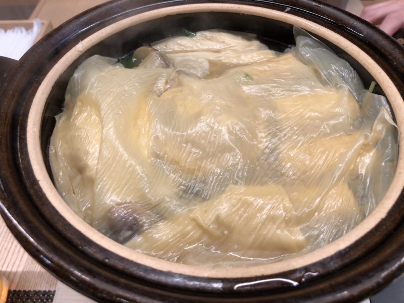 京都千丸屋の絶品湯葉鍋